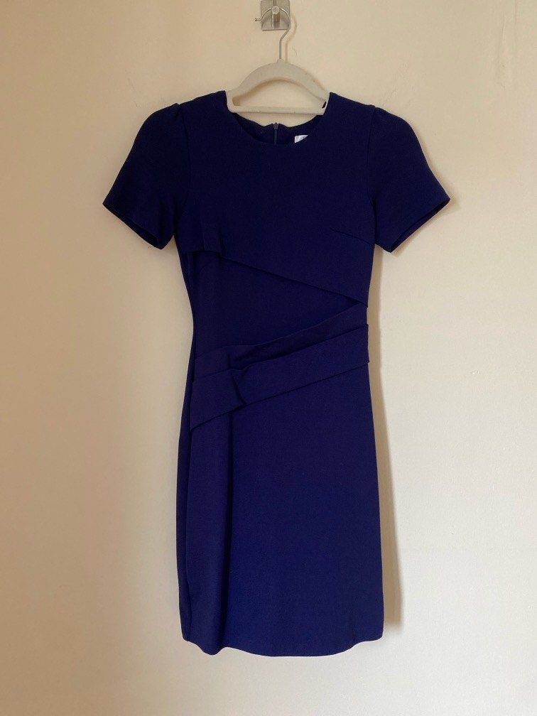 Casual dress navy blue outlet