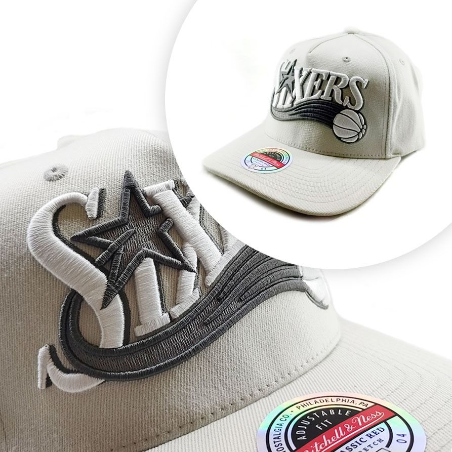 NBA Philadelphia Sixers Cap Ash Grey