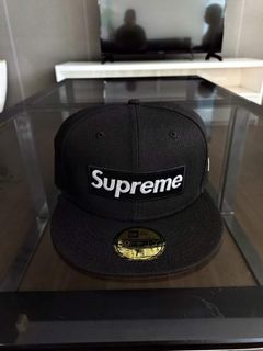 Supreme box best sale logo hats
