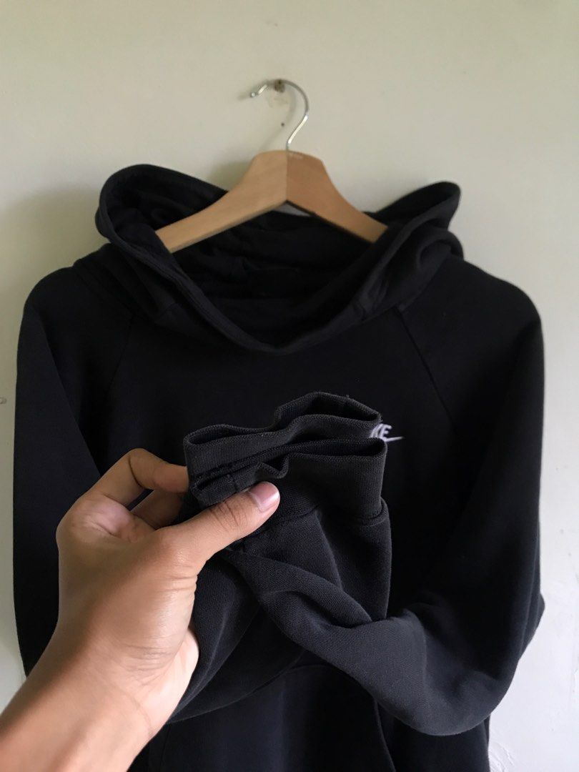 Black plain nike hoodie store