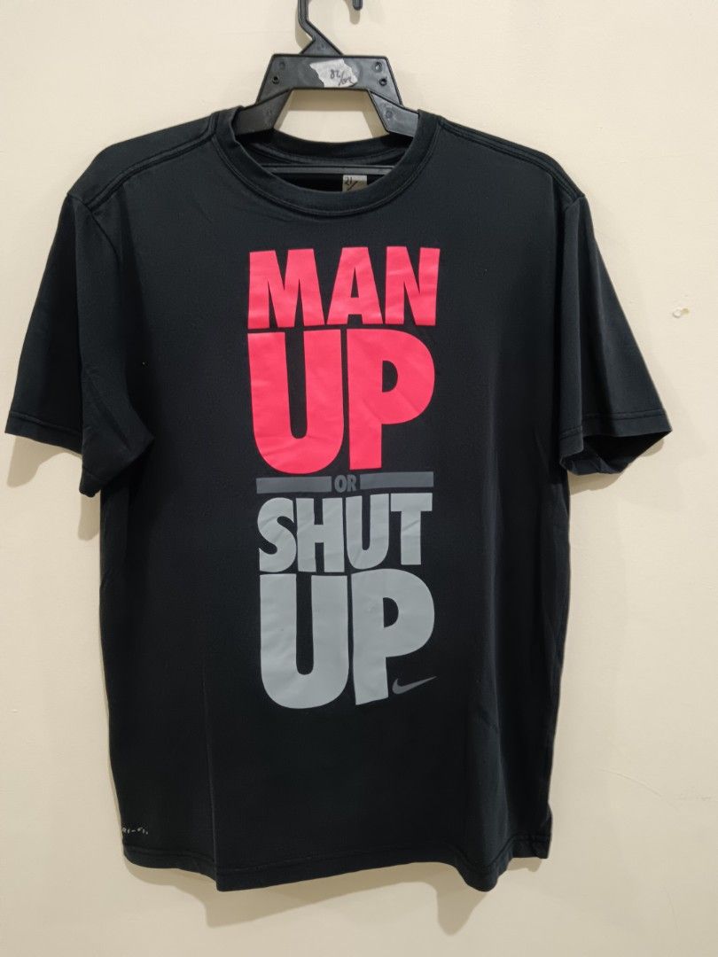 shut up and run nike shirt