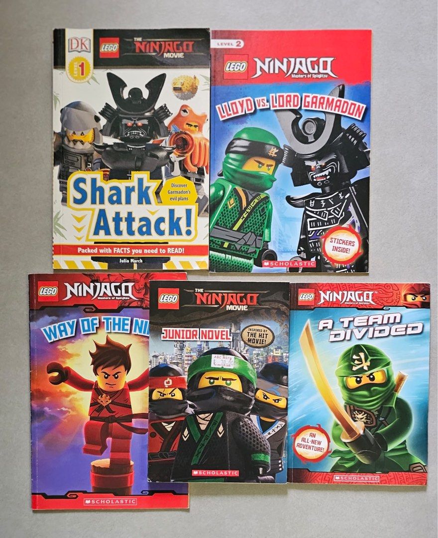 Ninjago Books x 9, 興趣及遊戲, 書本 & 文具, 小朋友書 - Carousell