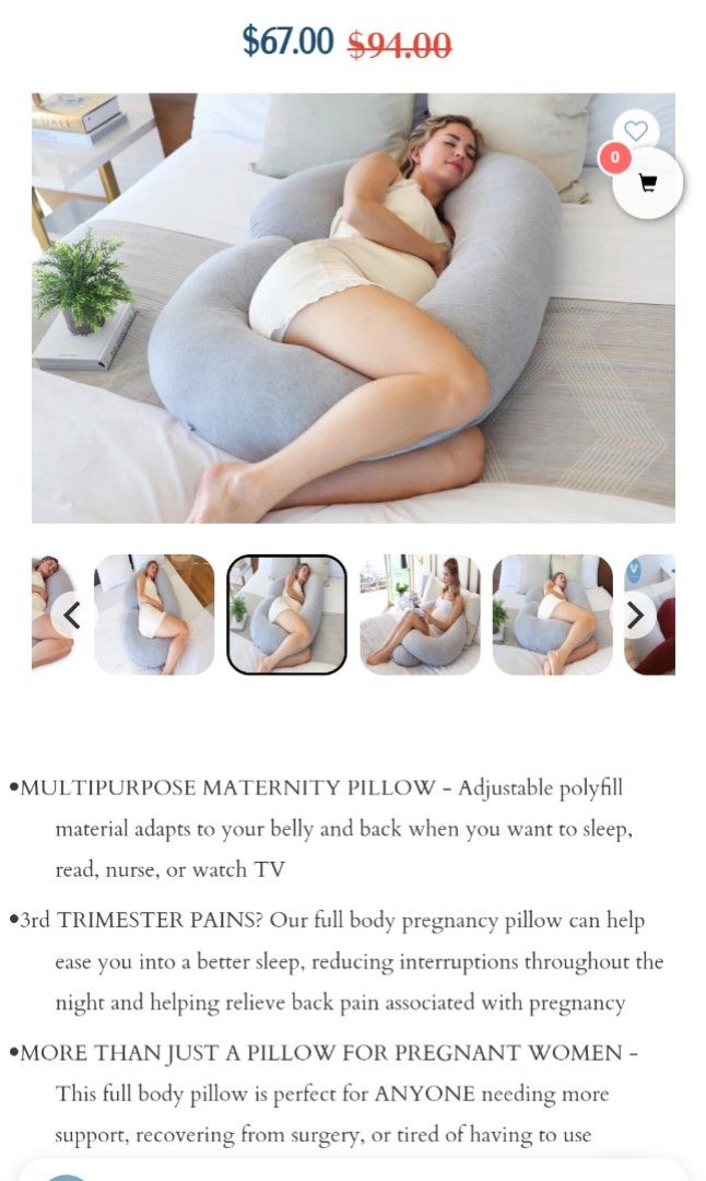 Pharmedoc c deals shape pillow