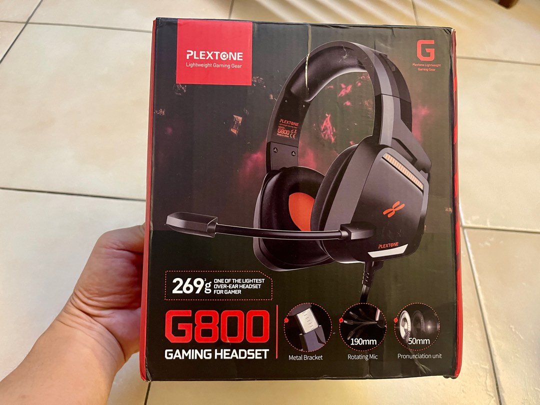 Plextone G800 Gaming Headset Audio Headphones Headsets on