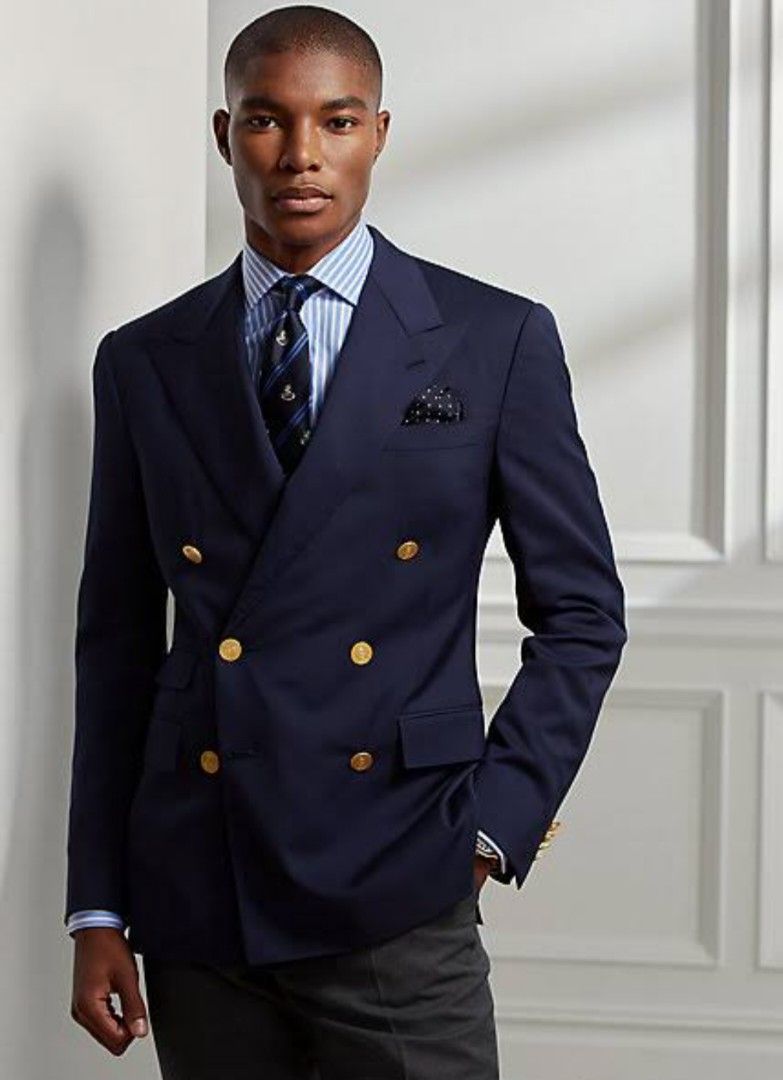 Vintage double breasted blazer hot sale