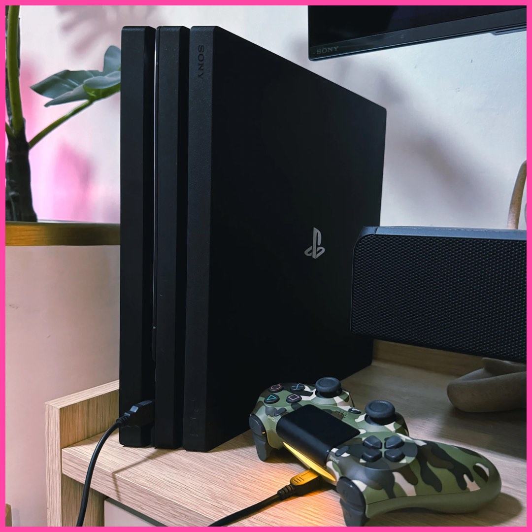 PS4 Pro 1TB with original DS4 and 3rd party controller no games