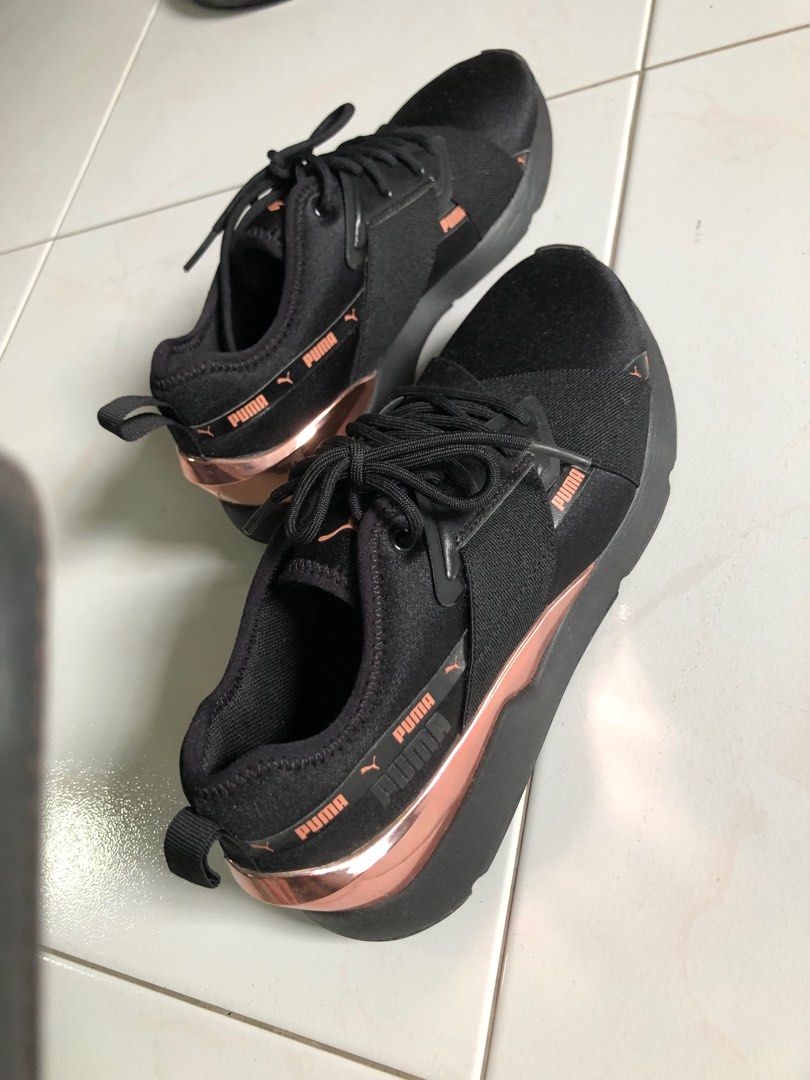 Puma muse black cheap and rose gold price
