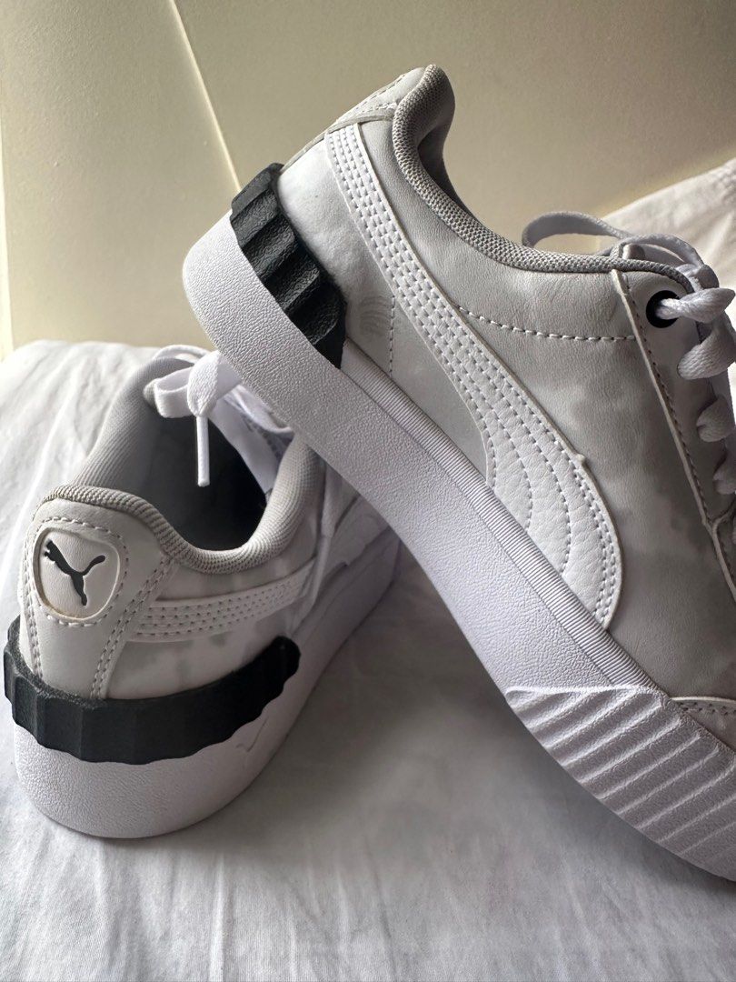 puma new white sneakers