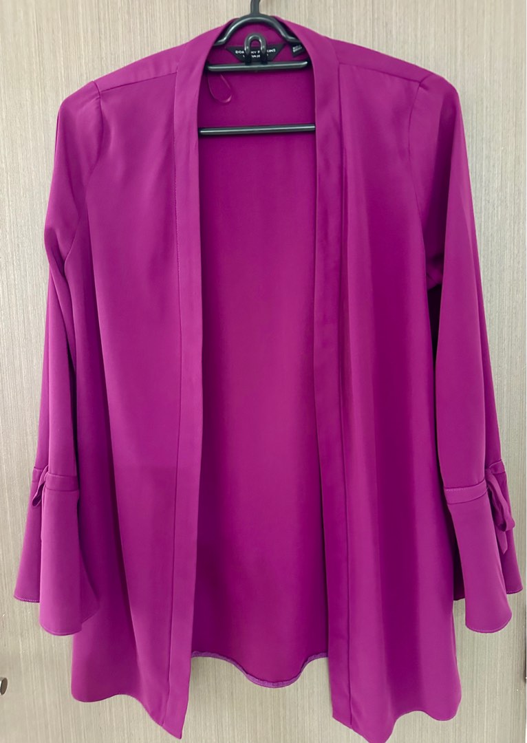 Purple Kimono Top Cardigan