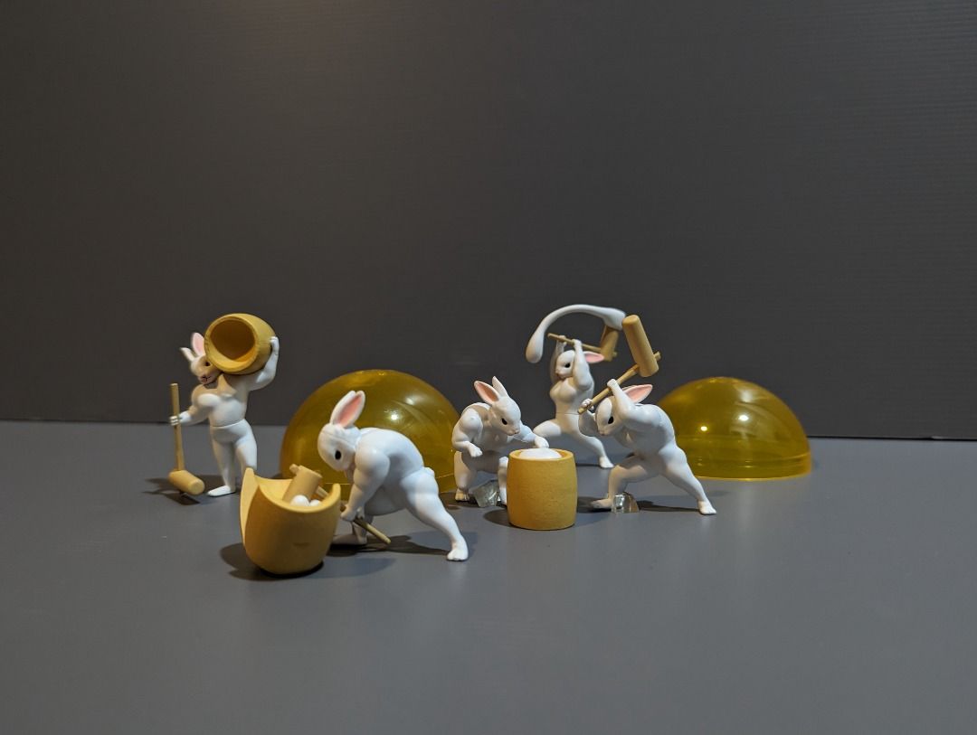 Qaulia Muscle Pounding Mochi Rabbit Collection (Gachapon, Gashapon ...