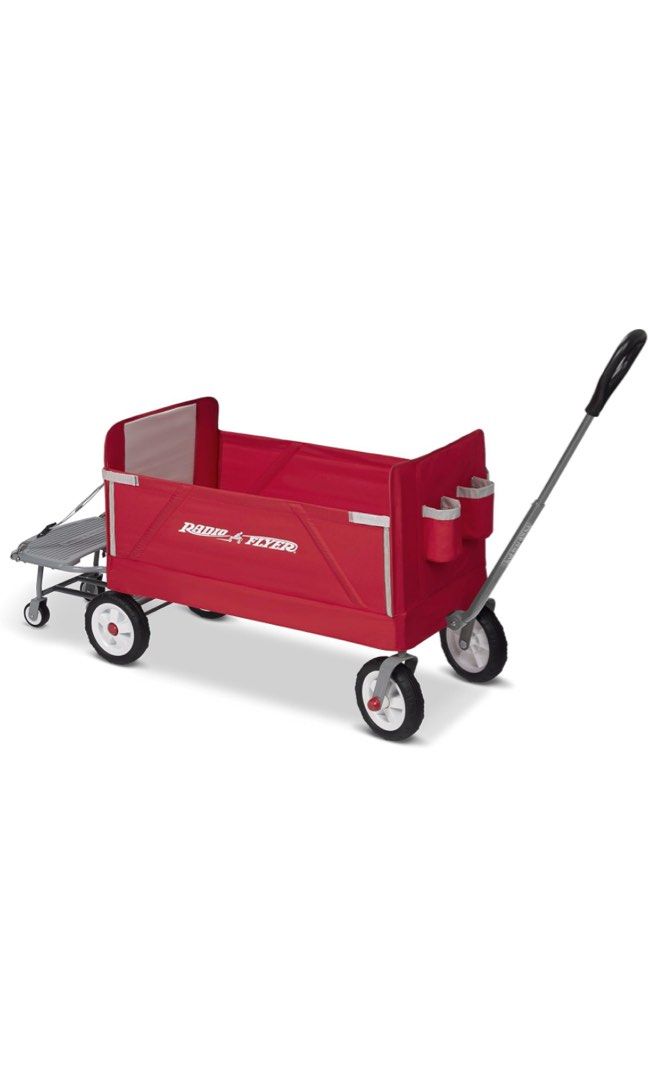 Radio Flyer 3 in 1 Folding Wagon with Cooler Caddy Babies Kids Going Out Strollers on Carousell