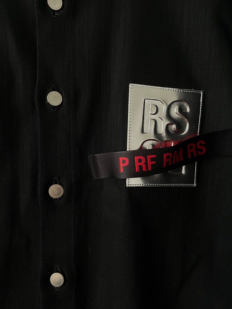 Raf Simons black jacket Men s Fashion Coats Jackets and