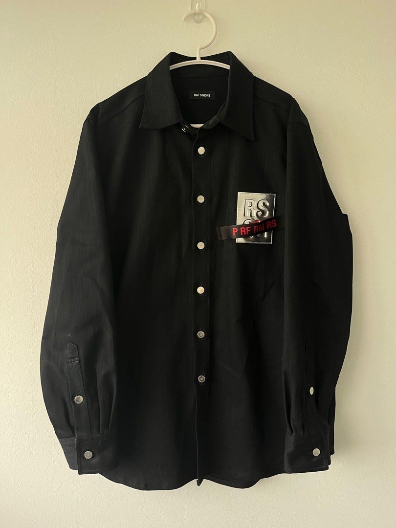 Raf Simons black jacket Men s Fashion Coats Jackets and