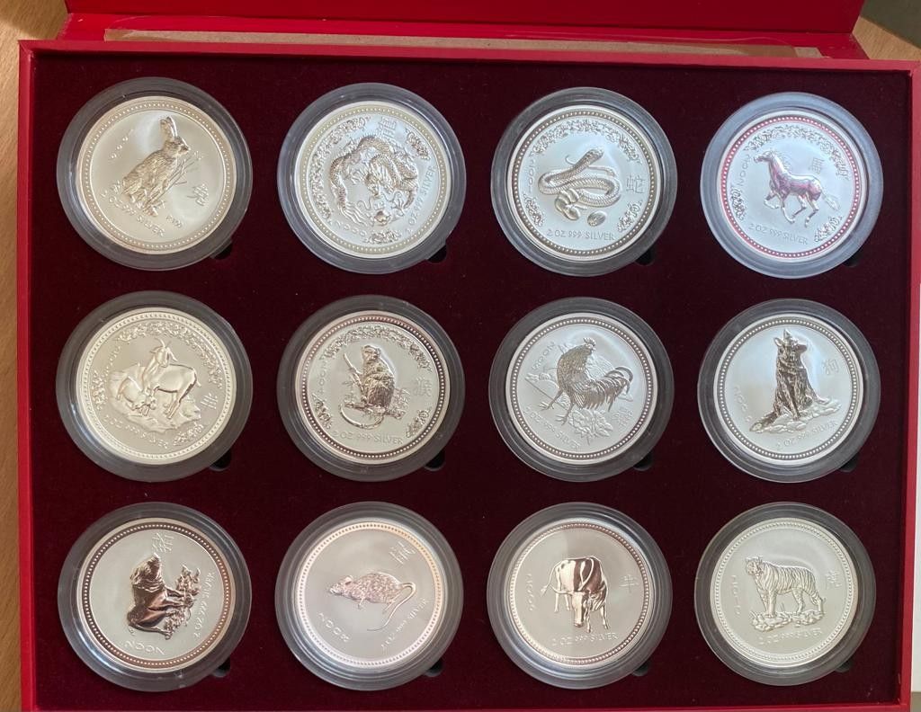 コレクション Perth Mint Rare & Low Mintage! Perth Mint Lunar Series I 2oz Silver 99.99