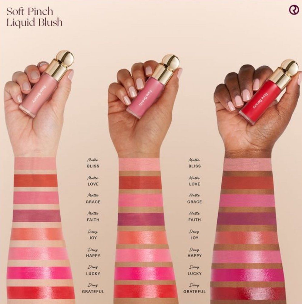 rare beauty soft pinch liquid blush in shade joy, Beauty