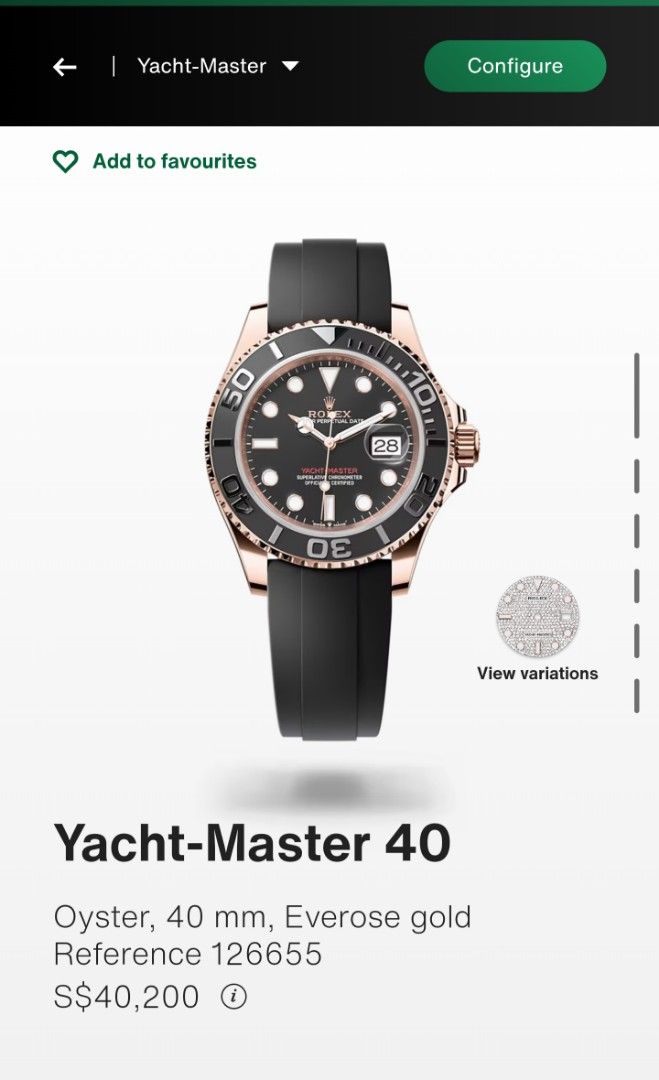 Yacht master best sale caucciù