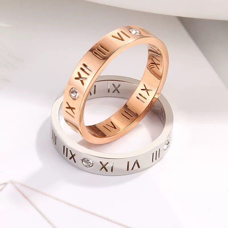 Sale Roman ring with stone in silver or rose gold