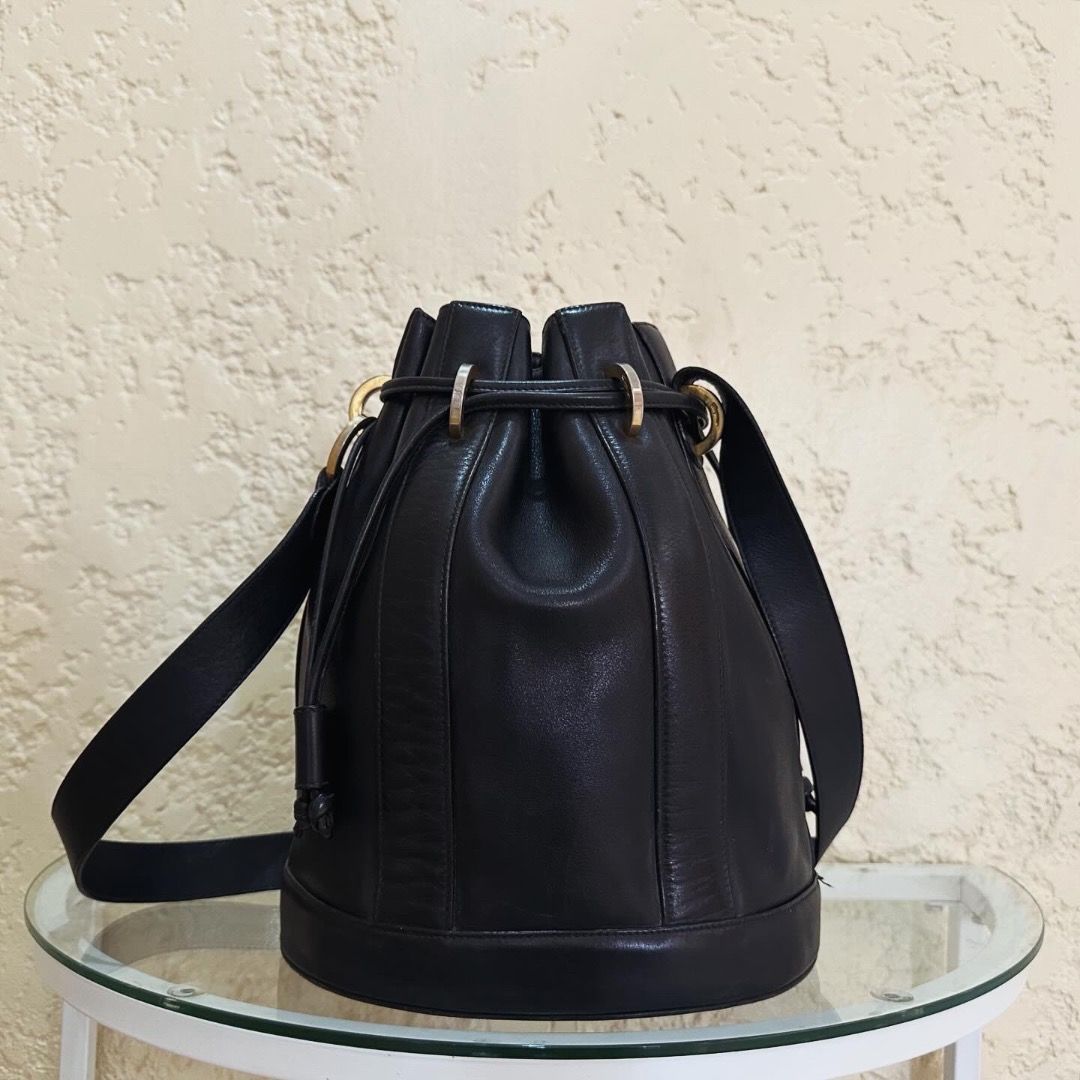 Salvatore Ferragamo Leather Bucket Bag (Category: Luxury Bags & Wallets) located in Cebu City. Submitted by brendabebot (Listing ID 1275532452, Image 1). Description: Salvatore Ferragamo Leather Bucket Bag Material: Leather inside and out Condition: 9/10 - only issue is tarnished hardware Inclusions: Provided dust bag Price: Php 15,000 Mode of payment: BDO, PNB, Security Bank, EastWest, Gcash, Credit Card (Paypal additional fee 5%) All items list