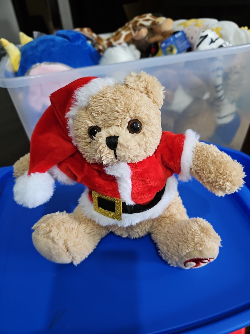 Santa bear, Hobbies & Toys, Toys & Games on Carousell