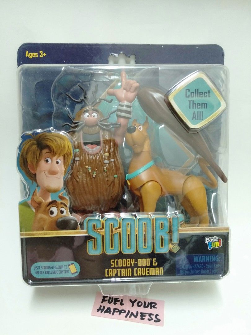 Scoob Movie 2-Pack Scooby Doo and Captain Caveman Poseable Action ...