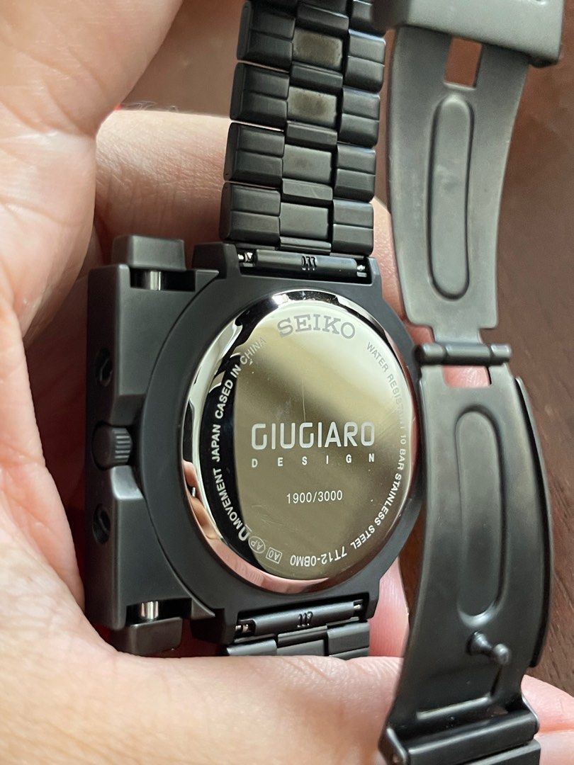 Seiko Giugiaro SCED037 Ripley Watch Men s Fashion Watches Accessories Watches on Carousell