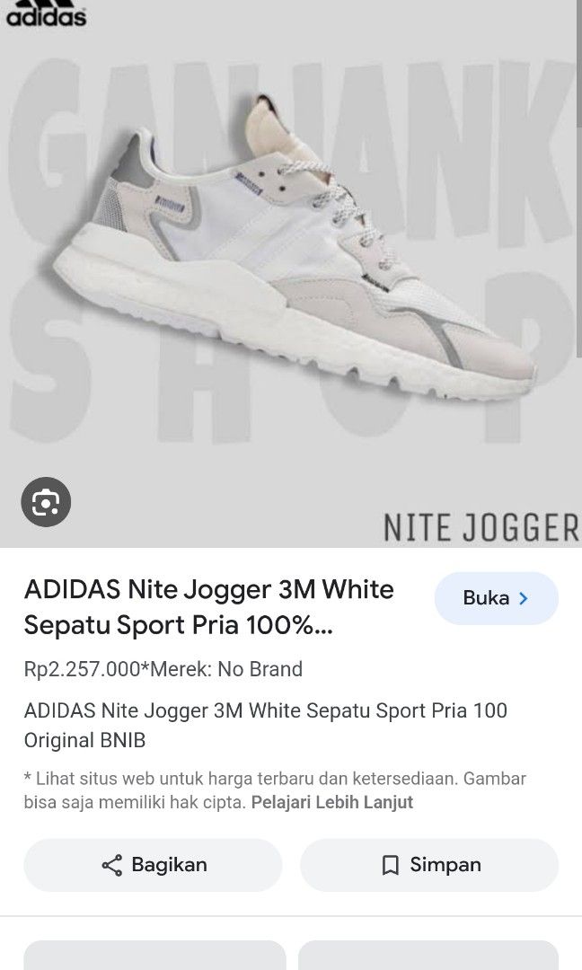 Adidas nite jogger on sale 43