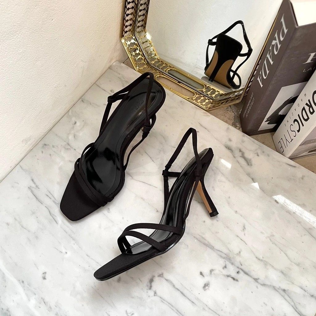Shoes Zara Zara Barely There Heels ZARA High-Heel Strappy Sandals