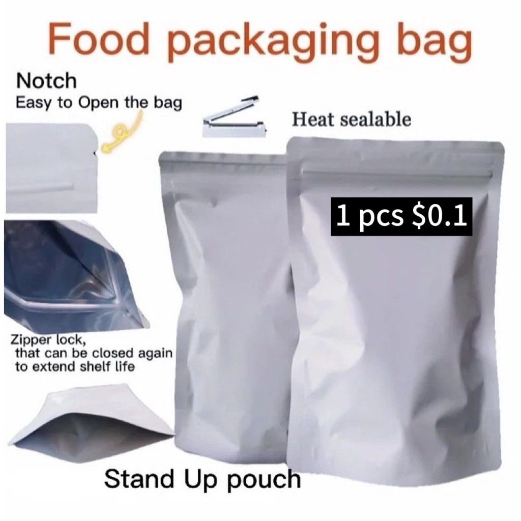 Zip lock airtight pouch deals