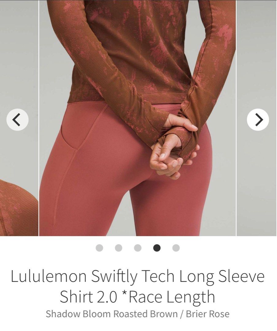 Lululemon Swiftly Tech Long Sleeve Shirt 2.0 *Race Length