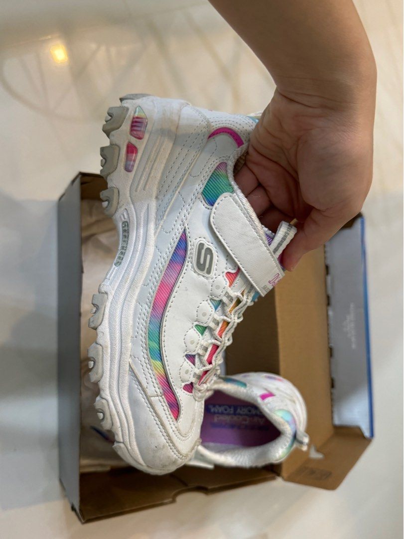 Sketchers girls sport shoes in rainbow Babies Kids Babies
