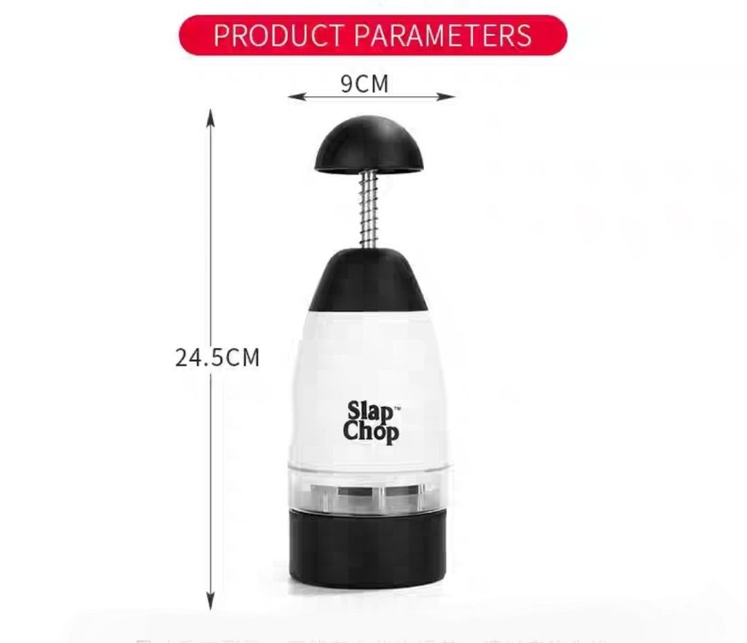 Slap Chop Hand Chopper Shredder Mincer Slicer Cutter Onion Garlic ...