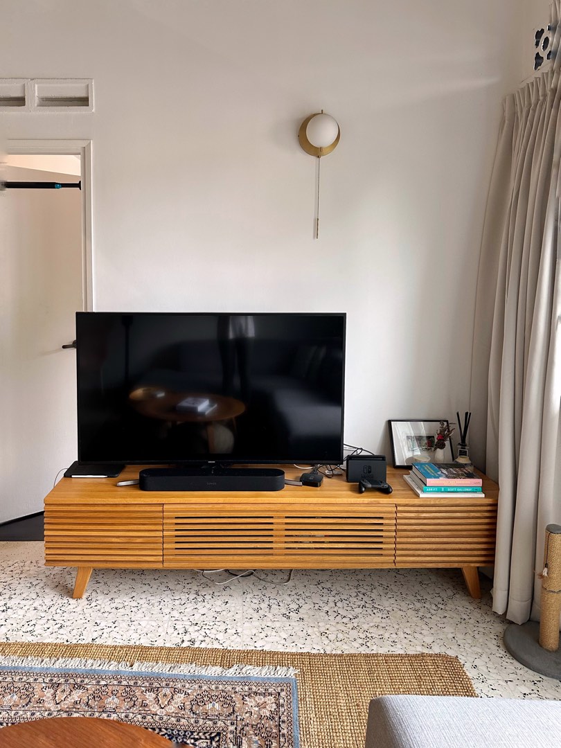 Solid wood TV Console, Furniture & Home Living, Furniture, TV Consoles