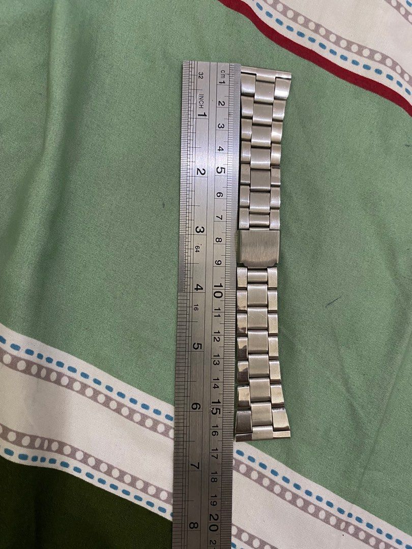 Strap Tali Jam Besi, Fesyen Pria, Jam Tangan di Carousell