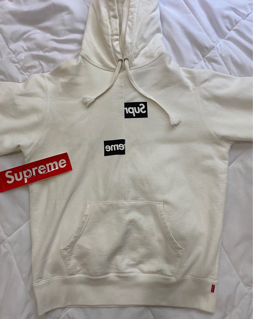 Supreme cdg split shop hoodie