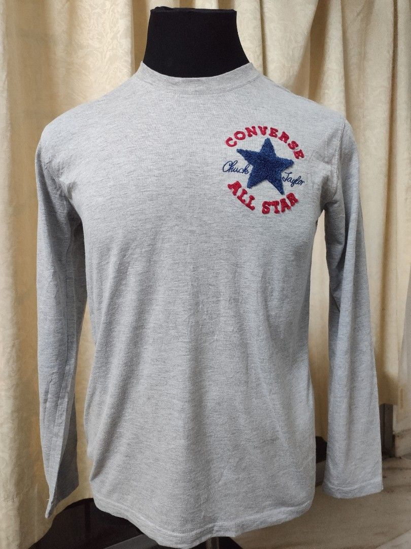 Converse t shirt long sleeve size M Men s Fashion Tops Sets