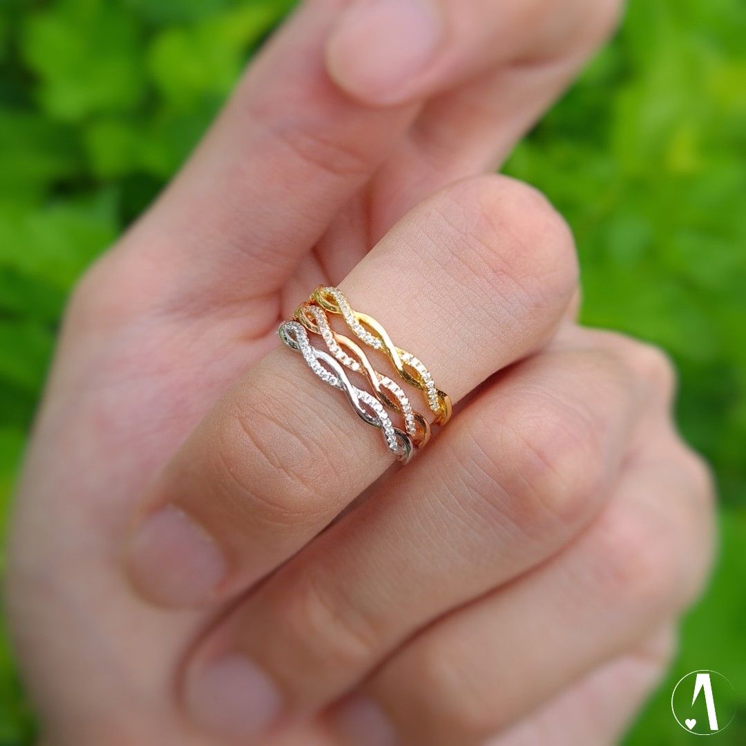 Gold infinity deals band