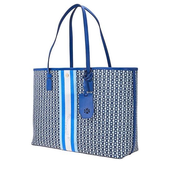 Gemini link coated canvas tote tory burch 2025