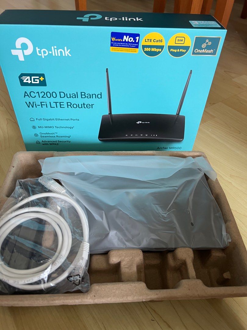 Band Carousell MR500 & Tech, Dual 4G+ Parts Accessories, Archer Gigabit Computers TP-Link on Cat6 & AC1200 Networking Wireless Router,