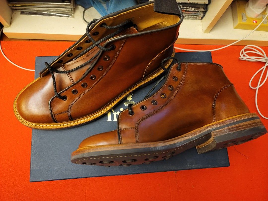 Trickers shell monkey boot （分類：靴）位於 Hong Kong。 由 silencetong 提交（商品編號 1275562485，圖片 6）。簡介： Trickers shell cordovan monkey boot size UK 9.5。
