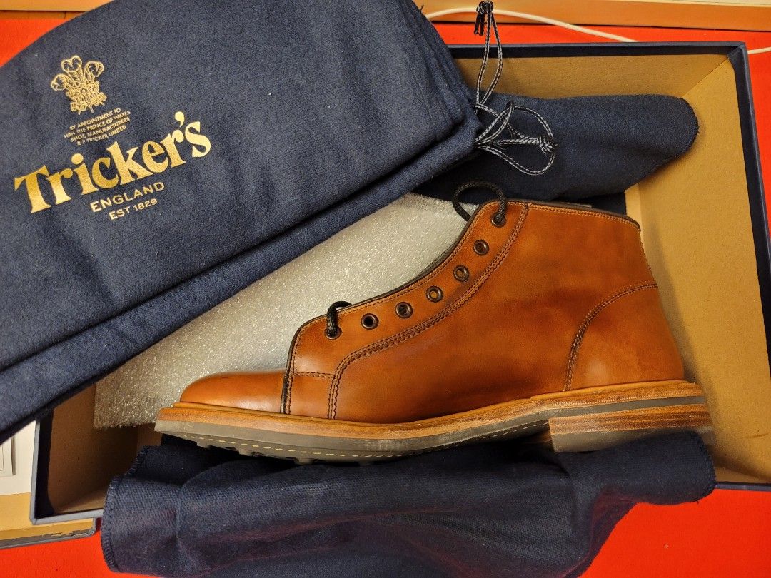 Trickers shell monkey boot （分類：靴）位於 Hong Kong。 由 silencetong 提交（商品編號 1275562485，圖片 7）。簡介： Trickers shell cordovan monkey boot size UK 9.5。