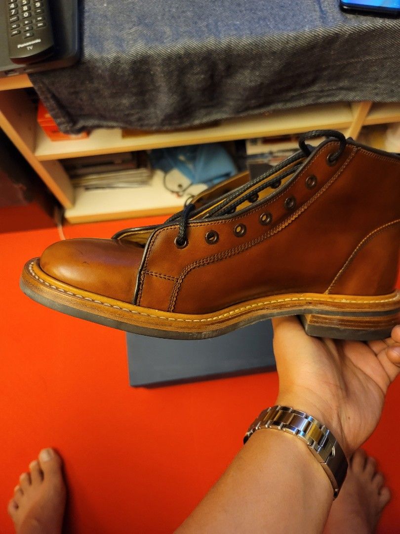 Trickers shell monkey boot （分類：靴）位於 Hong Kong。 由 silencetong 提交（商品編號 1275562485，圖片 3）。簡介： Trickers shell cordovan monkey boot size UK 9.5。
