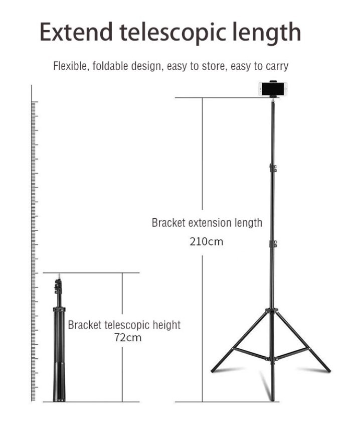 Tripod Aluminum Iron Stand HP Tripod 2.1 Meter, Photography