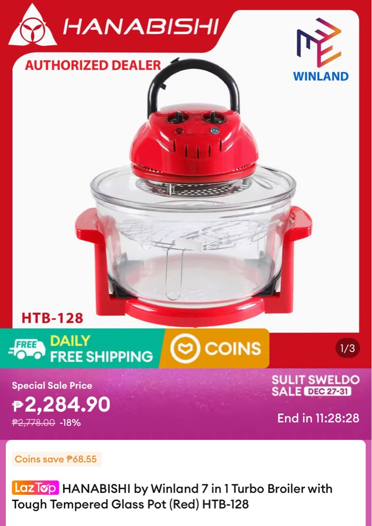 Turbo Broiler, Furniture & Home Living, Kitchenware & Tableware