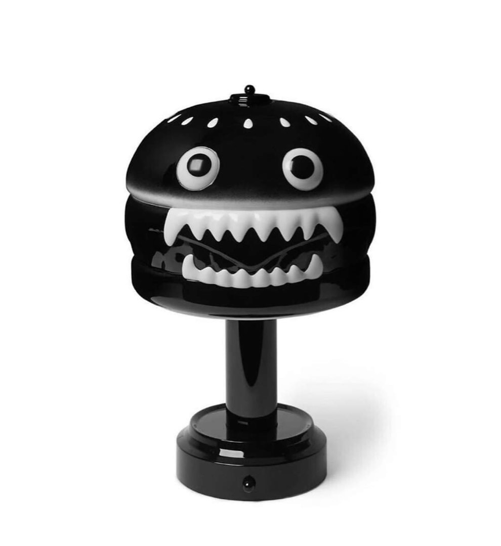 UNDERCOVER HAMBURGER LAMP BLACK-