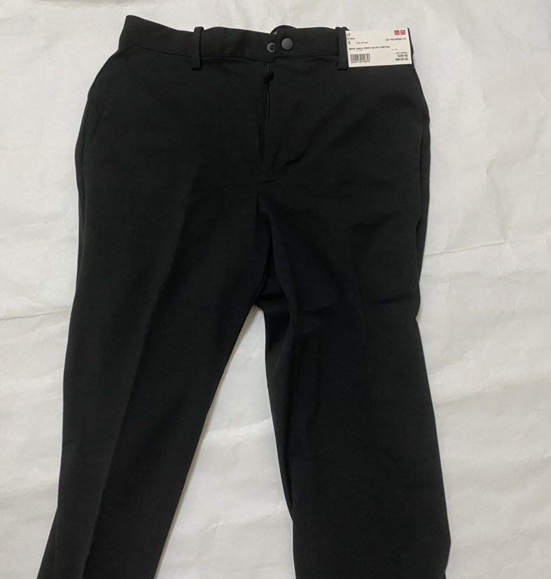 🔥 UNIQLO GU MEN BLACK PANTS TROUSERS, Men's Fashion, Bottoms