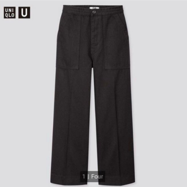 Women u denim easy ankle pants 2025