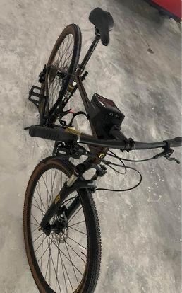 Used Polygon bikes AL6 Urban Cross Frame and accessories for SALE