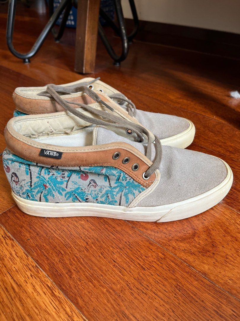 Vans hawaiian hula girl high top Men s Fashion Footwear