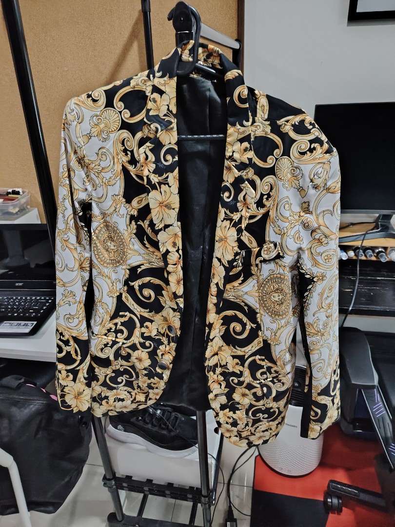 Versace on sale blazer mens