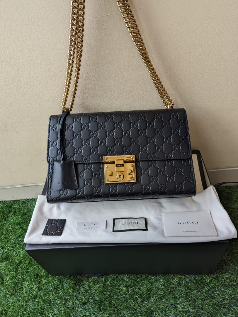 Gucci padlock clearance medium black